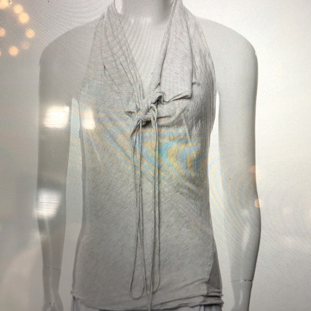 Robert Rodriguez heather grey halter top